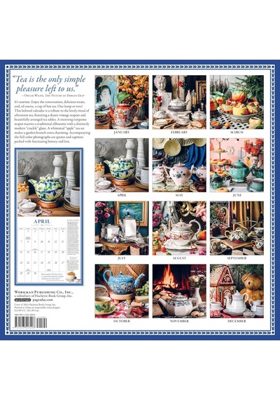 Collectible Teapot Wall Calendar 2024: A Tea Obsessive's Dream Come True