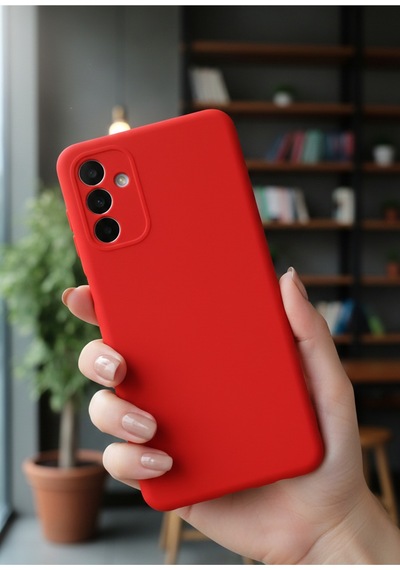 Samsung Uyumlu Galaxy A13 4g Kılıf İçi Kadife Soft Silikon Lansman Kapak