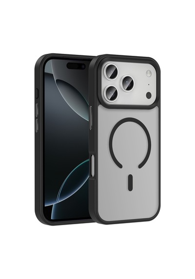 Teleplus Apple Uyumlu iPhone 17 Pro Max Kılıf M-safe Şarj Özellikli Mat Arka Yüzey Sio Kapak