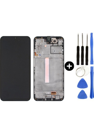 Samsung A25 Sm-a256e Uyumlu Çıtalı A Kalite Lcd Ekran Dokunmatik + Tamir Seti