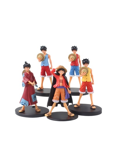 Anime One Piece Monkey D. Luffy Portgas Ace Mayo Nami 5'li Aksiy
