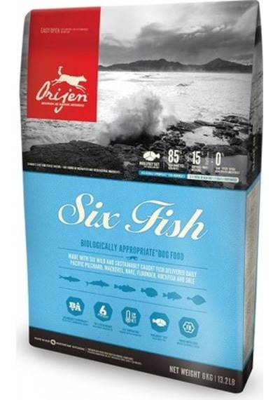 Orijen 6 Fish Balıklı Tahılsız Yetişkin Köpek Maması 11.4 KG
