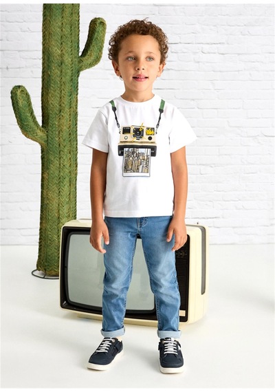 Mayoral Erkek Çocuk Denim Pantolon Mavi 3567 Çok Renkli