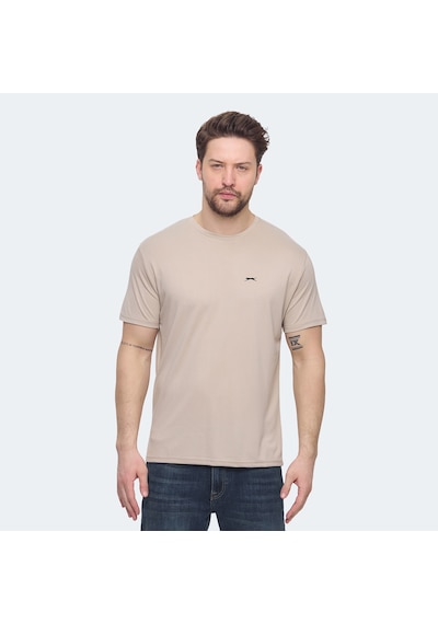 Slazenger KRATER Erkek  Bej Tişört