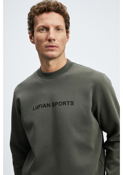Lufian Rowan Erkek Sweatshirt Yeşil Yeşil 112030195100600