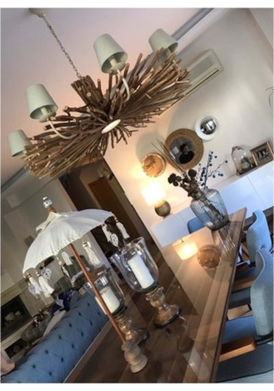 Prodiva Dekoratif Bali Şemsiyesi 80 Cm Krem