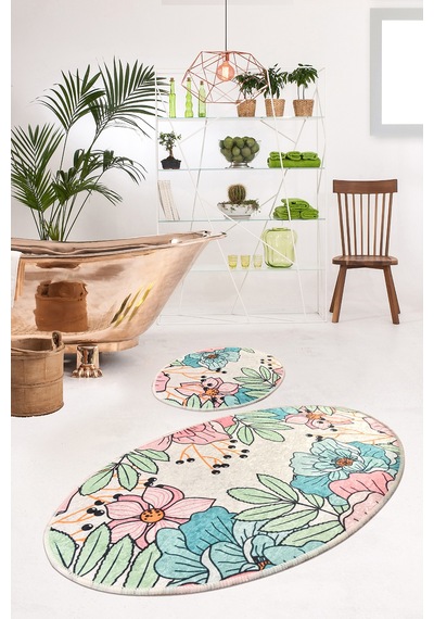 Sprıng Djt 2 Lı Set Banyo Halısı Çok Renkli