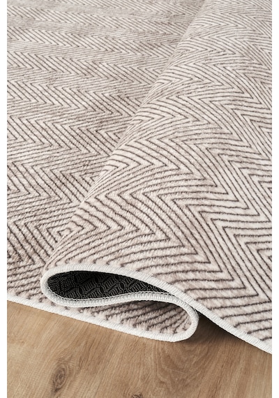 Villadia Home Textile Kaymaz Taban Modern Desen Yıkanabilir Leke Tutmaz Kolay Temizlenir Dört Mevsim Yolluk Koridor Salon Yatak Mutfak Odası Bej