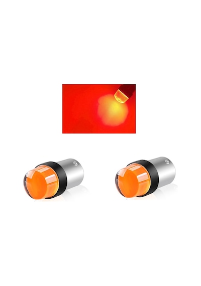 KIRMIZI LED OTO AMPUL ÇAKARLI STOP SİS TEK DUY P21W 2 Adet