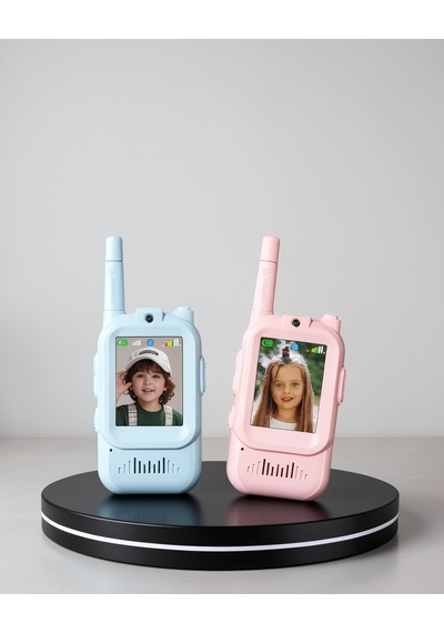 Çocuk Telsiz Seti, 3-12 Yaş Arası Görüntülü Walkie Talkie, Uygun