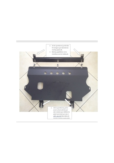 Peugeot 308 2008-2013 Karter Muhafaza Saci Motor Alt Koruma Saci 533937824