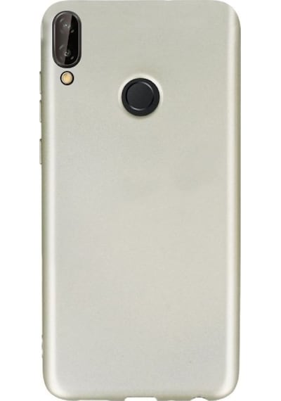 Huawei P20 Lite Kılıf Premier Silikon Arka Kapaknano Glass