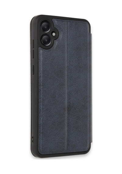 Newface - 879 - Samsung Galaxy Uyumlu A05 Kılıf Flip Cover - Csmo-tex - - Lacivert