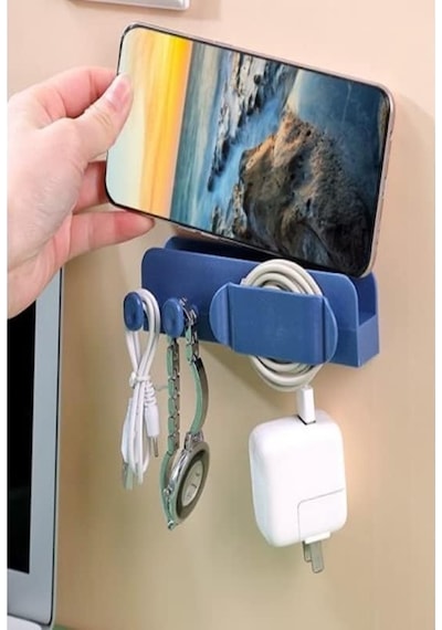 Mobee Pratik Kablo Düzenleyici Ve Telefon Şarj Standı