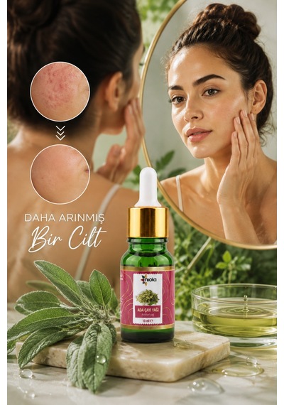 Ada Çayı Yağı 10 Ml - Adaçayı Bitkisel Bakım Yağı - 915183050