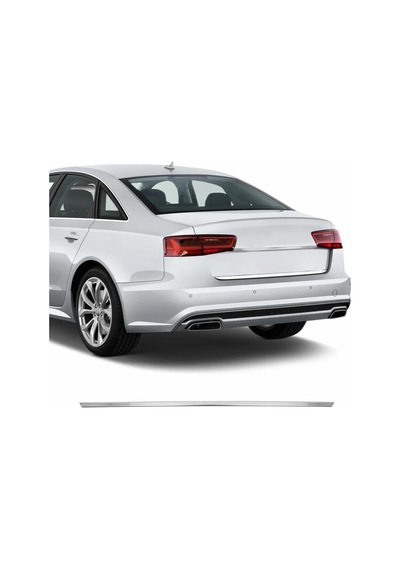 Audi A6 Uyumlu Bagaj Alt Çıta 2018 Üzeri Paslanmaz Krom