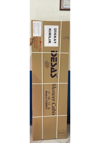 Shower 90x90 Oval Lüx Seri Yüksek Kalite Buzlu Camlı Duşakabin Teknesiz Buzlu