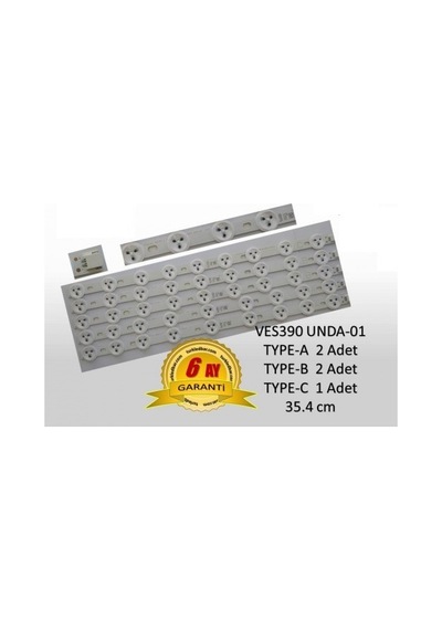 Vestel Uyumlu 39Pfl3008 39Pf8025 40Pf3025 Led Bar Takımı