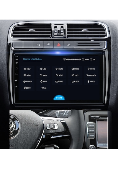 VOLKSWAGEN POLO 7 ANDROİD 12 MULTİMEDYA CARPLAY 4GB/64GB 9 İNC HD IPS EKRAN PARK KAMERASI HEDİYELİ