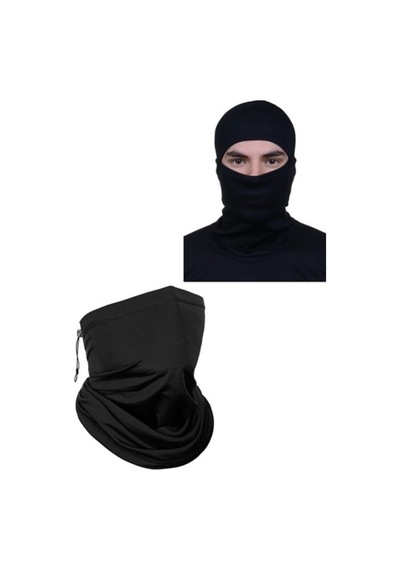E-taktik Siyah Kar Maskesi Ve Termal İpli Boyunluk Seti - 609833312