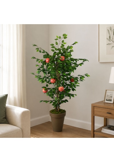 Yapay Ağaç Elma Kırmızı 130 Cm