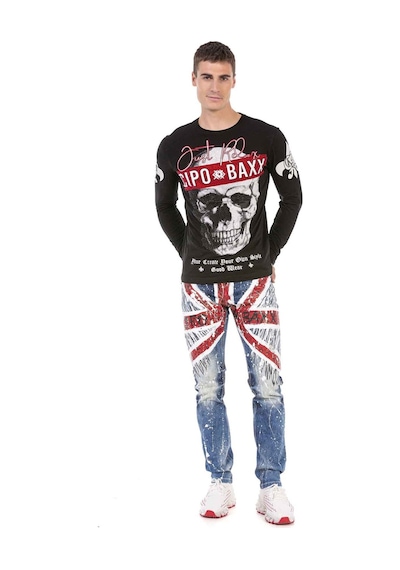 CD714 Great Britain Jeans Mavi