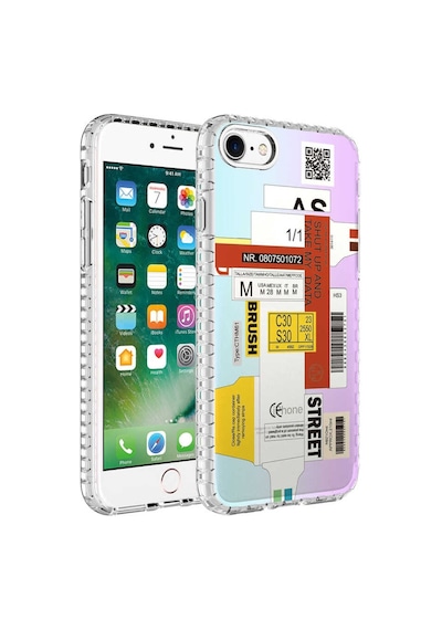 Apple Uyumlu iPhone 8 Kilif Airbag Kenarli Renkli Desenli Elegans Kilif 560286641