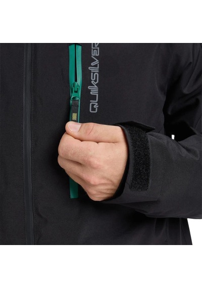 Quiksilver Quıksılver Tıtano Jk Erkek Anthracite - Solid Snowboard Ceketi Eqytj03513-11793 Siyah