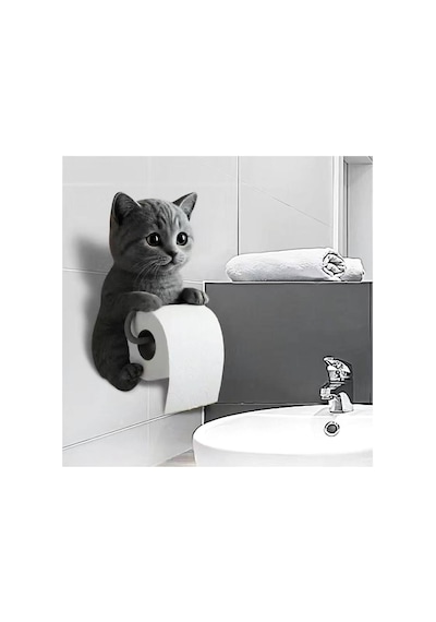 Kedi Tasarımlı Tuvalet Kağıtlığı Evimdeyokyok