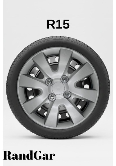 Fiat Idea 15 İnç Jant Kapağı 4 Adet Gri G102 Rand
