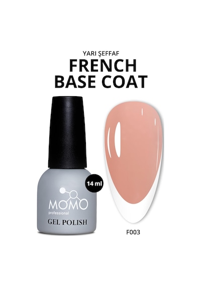 Momo Professional Kalıcı Oje French Base F003 Ten Rengi 14 Ml