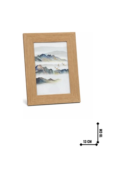 Kalın Kenar Çerçeve Kahverengi 13x18 Cm