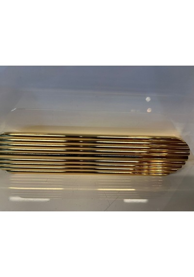 Varna Oval Metal Kulp 128mm Altın Dolap Kapak Modern Çekmece Mobilya Tv Ünite Komidin Vestiyer Gold Altın