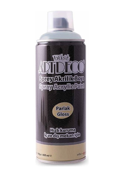 Artdeco Akrilik Sprey Boya 400 Ml Açık Gri Y-400-730 Çok Renkli