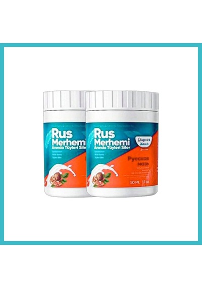 Bezos Glegnd Turquoise 2li Adet Glegnd Ceviz & Ceviz Sütü Russ Merhemi 50 Ml Tüylere Krem Dfnbez