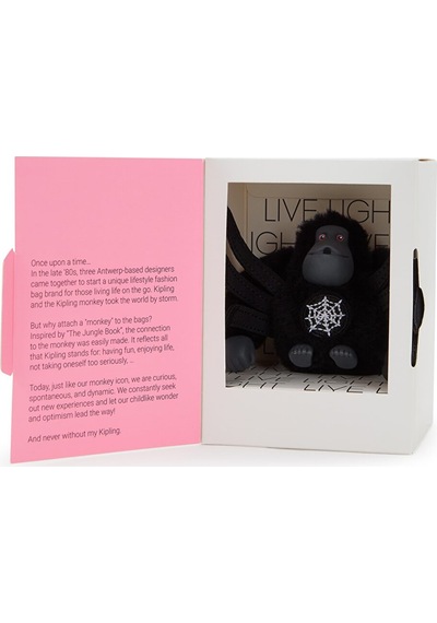 Kıplıng Spider Monkey Anahtarlık Siyah Black Noır Diğer