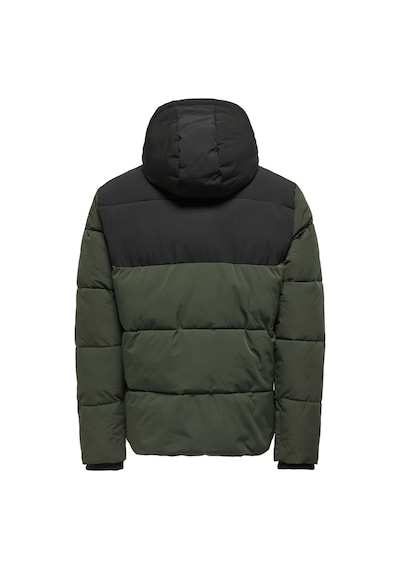 Only & Sons Onspete Puffer Jacket Otw Erkek Gri Ceket - 22034728 Gri