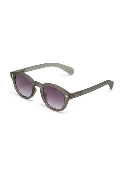Okkia Milano Unisex Güneş Gözlüğü Transparan Gri / Lens: Siyah Gradyan Gri