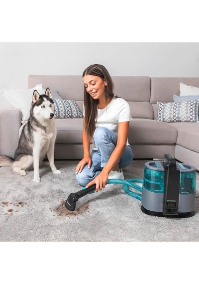 Cecotec Conga 4000 Carpet&spot Clean Xl Halı Ve Leke Temizleyici, 400w, Çift Su Tankı, Su Püskürtme, 12 Kpa Emiş Gücü, 5 M Etki Alanı