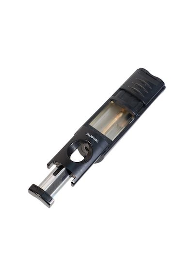 Parmida 3 Torch Pürmüz Kesici & Delicili Siyah Gunmetal Metal Puro Çakmağı - Tr9524