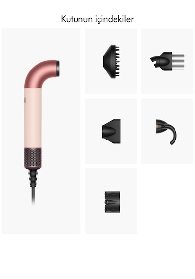 Dyson Supersonic r™ Saç Kurutma Makinesi Kıvırcık + Bukleli Ceramic Pink