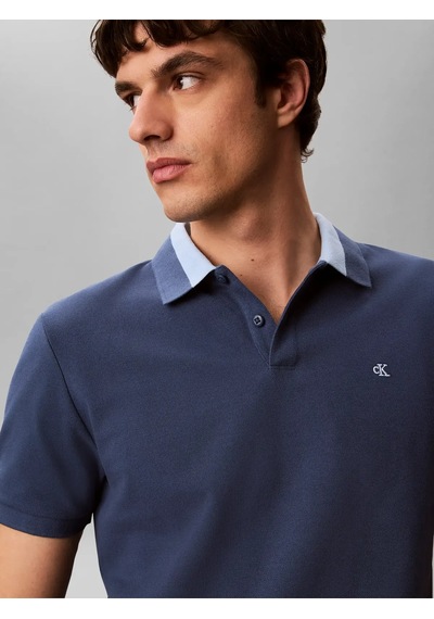 Calvin Klein Ss Casual Pıque Coll, Cec Lacivert Erkek Polo