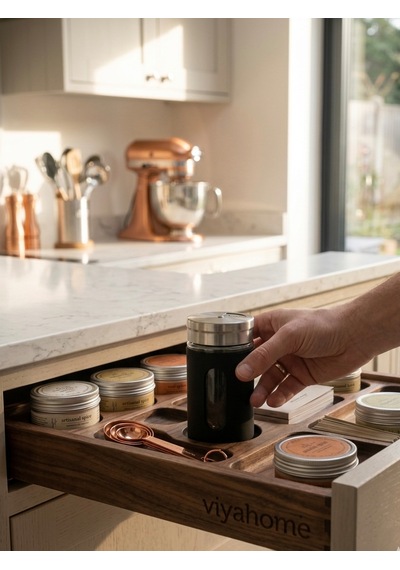 Soft Chef 2'li Cam Baharatlık Seti - Metal Kapaklı Pencereli Tuzluk Biberlik Takımı Siyah
