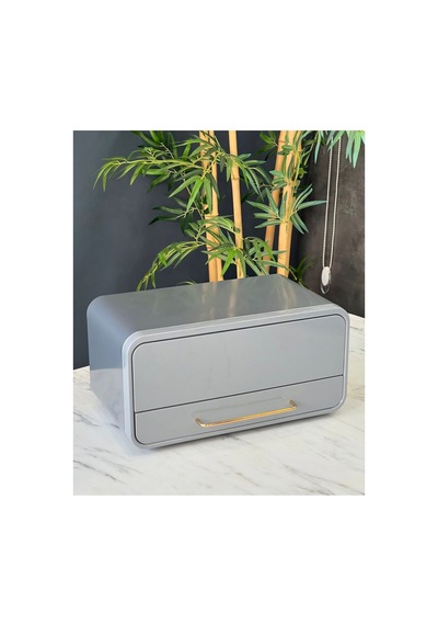 Dolce Çekmeceli Ekmek Kutusu Gri-6400