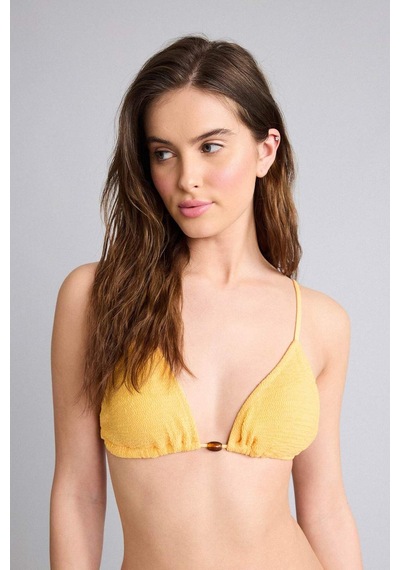 Defacto Regular Fit Bürümcük Bikini Üstü-fall İn Love E0205ax25smyl106 Sarı