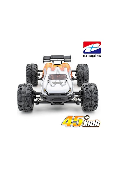 Haıboxıng 1/16th Scale 4wd Brushless Truck Uzaktan Kumandalı Araba Rtr Turuncu + 1500 Mah 7.4v 2s 30c Lipo Batarya
