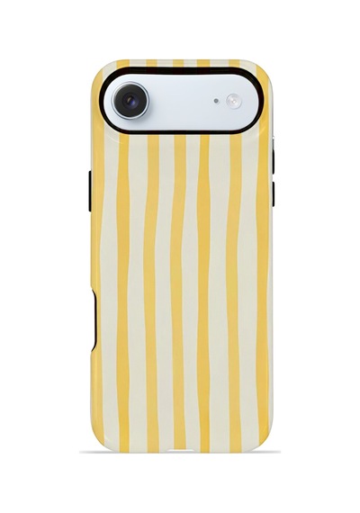 Apple iPhone Uyumlu 17 Air Vorian Çift Katmanlı Magsafe Kılıf Buttercream Riviera