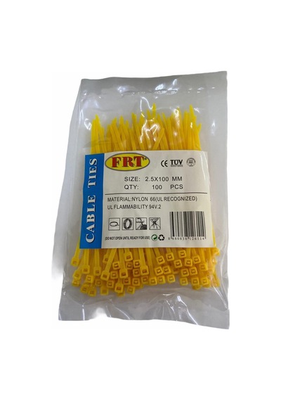 Sarı 2,5x100 Kablo Bağı Diğer
