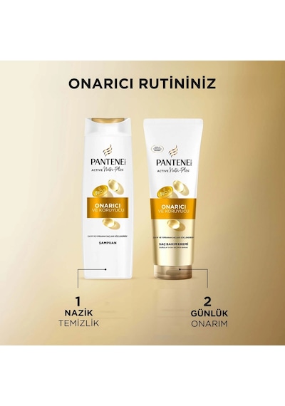 Pantene Onarıcı Ve Koruyucu Bakım Şampuanı 400 Ml Beyaz
