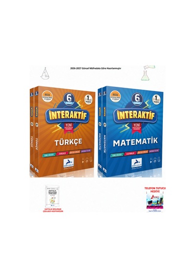 Paraf 6. Sınıf İnteraktif Türkçe+matematik 2 Kitap Seti